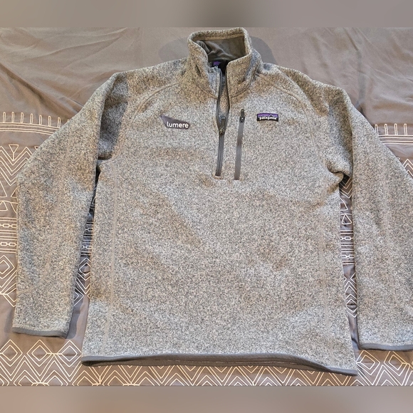 Patagonia Men's Better Sweater Quarter Zip Size Medium - Picture 1 of 6